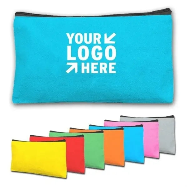 Colorful Multipurpose Canvas Zipper Pouch