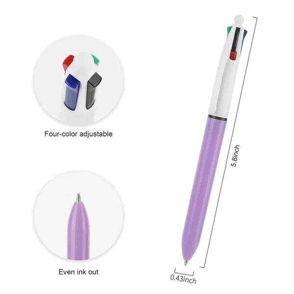 4-in-1 Colored Ballpoint Pen