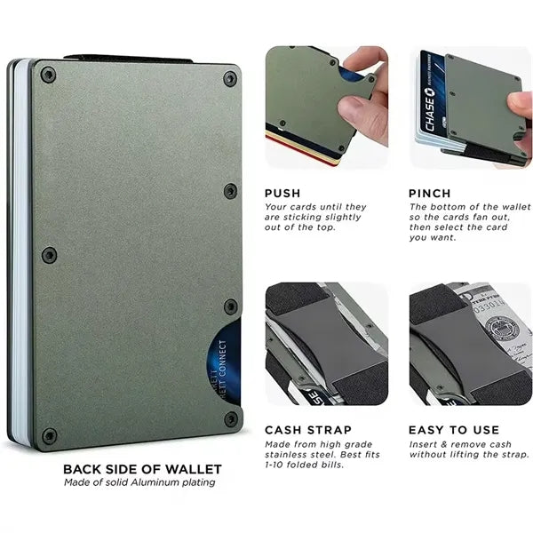 Slim Aluminum Card Wallet