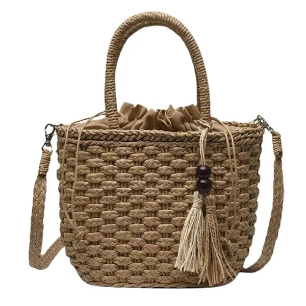 Jute Vintage hand woven cross body bag handbag