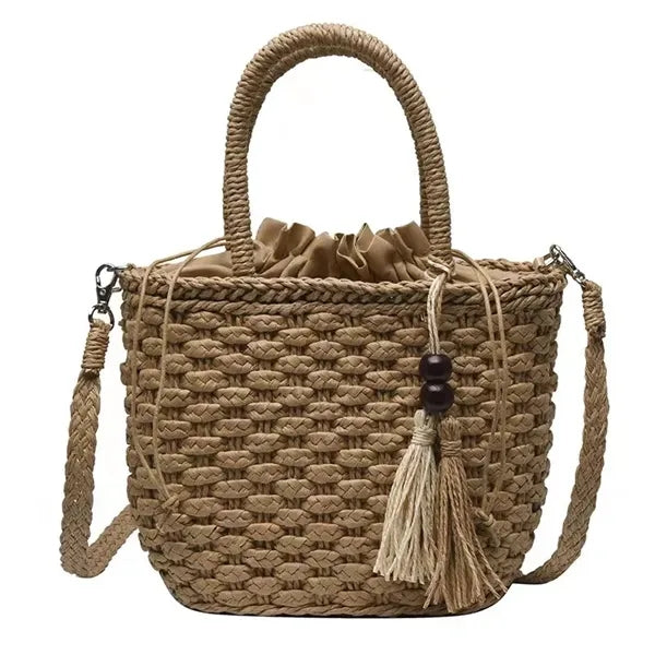 Jute Vintage hand woven cross body bag handbag