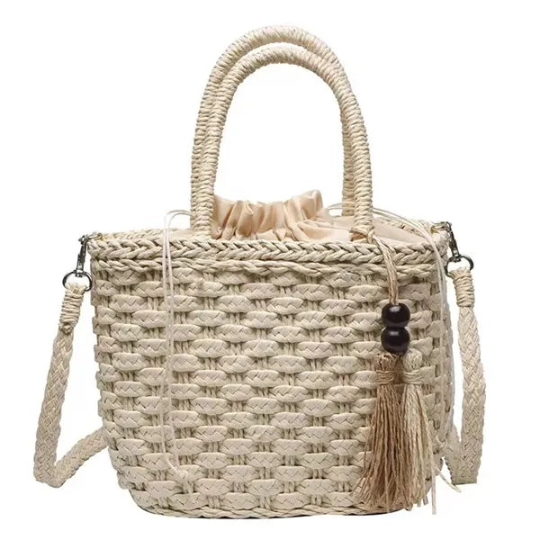 Jute Vintage hand woven cross body bag handbag