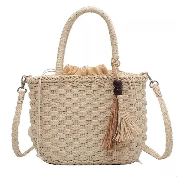 Jute Vintage hand woven cross body bag handbag