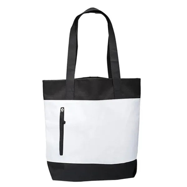 Canvas Bag w/ Front Zipper
