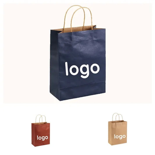 Natural Kraft Paper Shopper Tote Bag