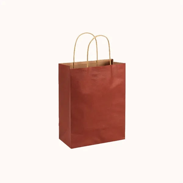 Natural Kraft Paper Shopper Tote Bag
