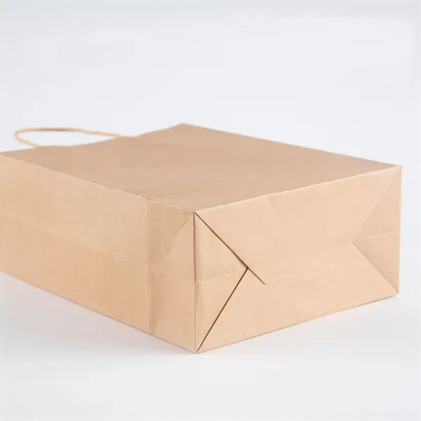 Natural Kraft Paper Shopper Tote Bag