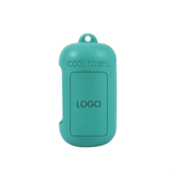 Quick Dry Cooling Towel With Silicone Case