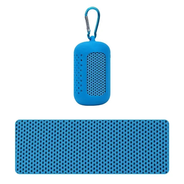 Quick Dry Cooling Towel With Silicone Case