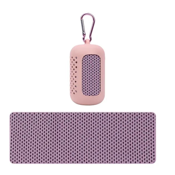 Quick Dry Cooling Towel With Silicone Case