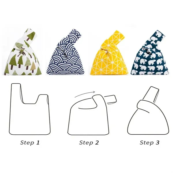 Elegant Style Portable Wrist Knot Bag