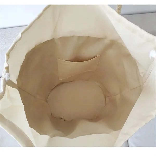 Natural Straw Beach Bag