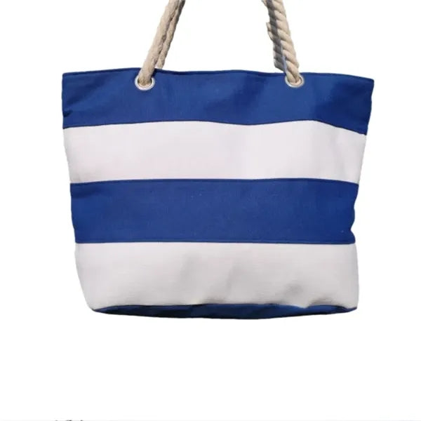 Cotton Resort Tote Bag with RopeHandle