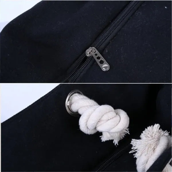 Cotton Resort Tote Bag with RopeHandle