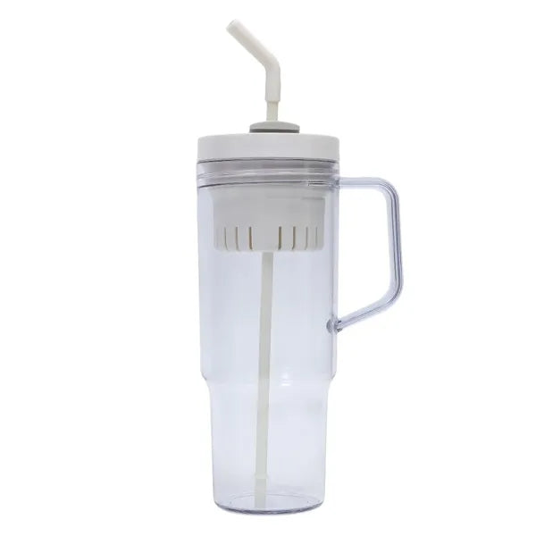 40 Oz Tumbler With Handle Lid And Straw