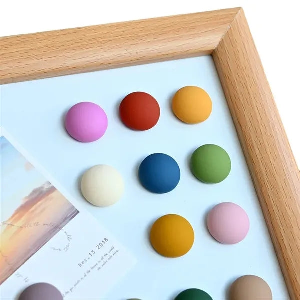 Frosted Semi-circle with Magnet Resin Diy Message Board