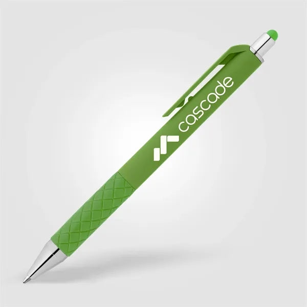 Islander Gel Retractable Bright Stylus Pen - Silkscreen