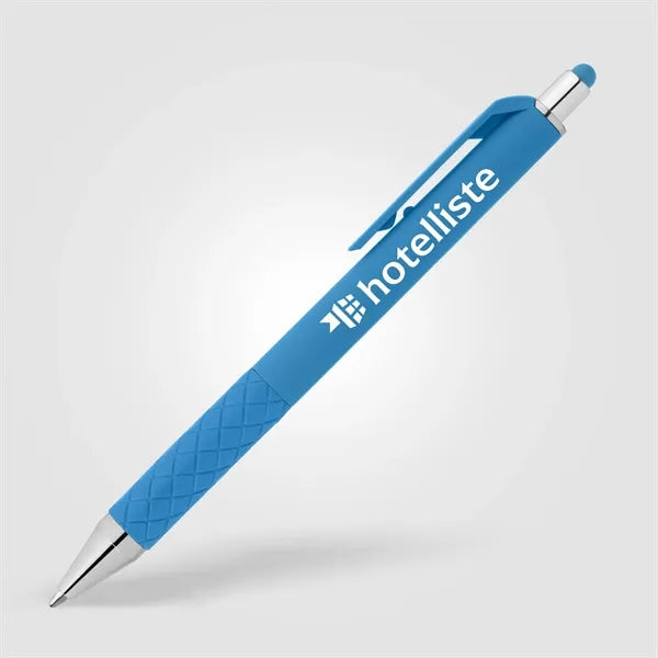 Islander Gel Retractable Bright Stylus Pen - Silkscreen
