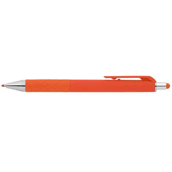 Islander Gel Retractable Bright Stylus Pen - Silkscreen