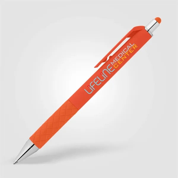 Islander Gel Retractable Bright Stylus Pen - Full Color