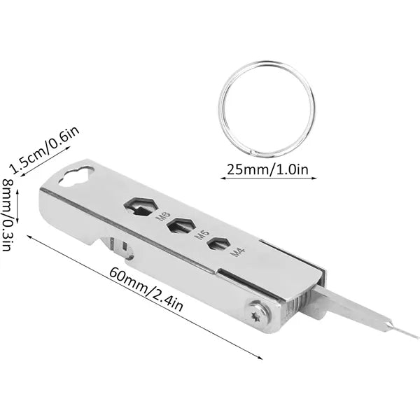 Multifunctional Keychain Tool