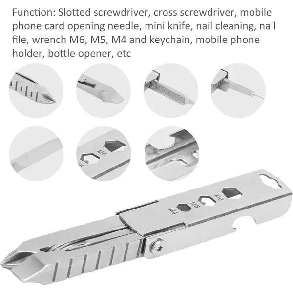 Multifunctional Keychain Tool