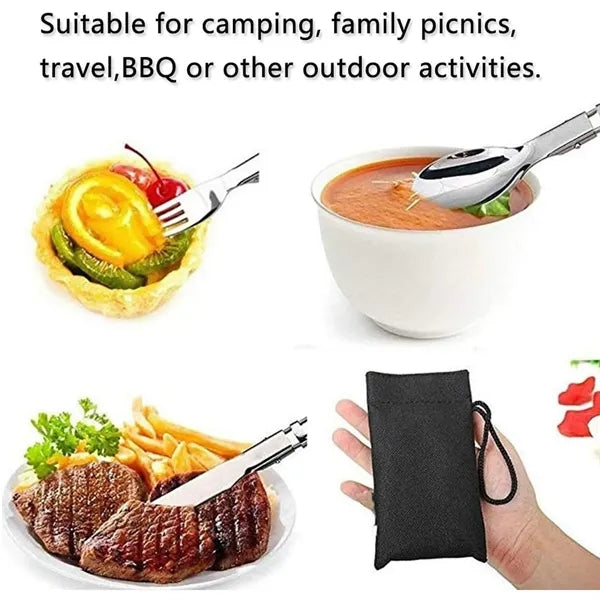 Stainless Steel Travel Camping Cutlery