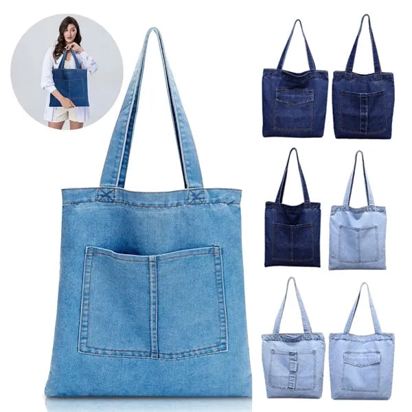 Denim Tote Bag