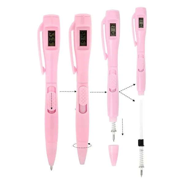 Electronic Clock Ballpoint Pen
