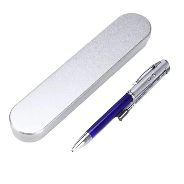 Metal Ballpoint Pen with Laser Pointer & LED light