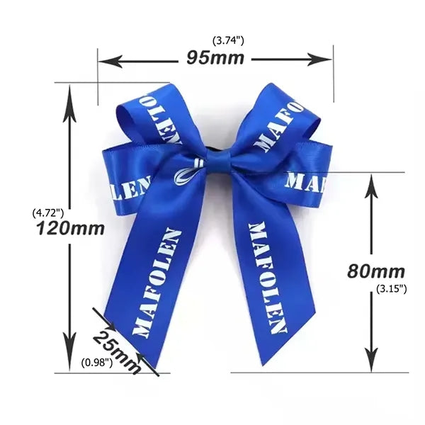 Printed Bottle Ribbon Bows