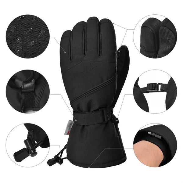 Thick Cotton Ski Gloves