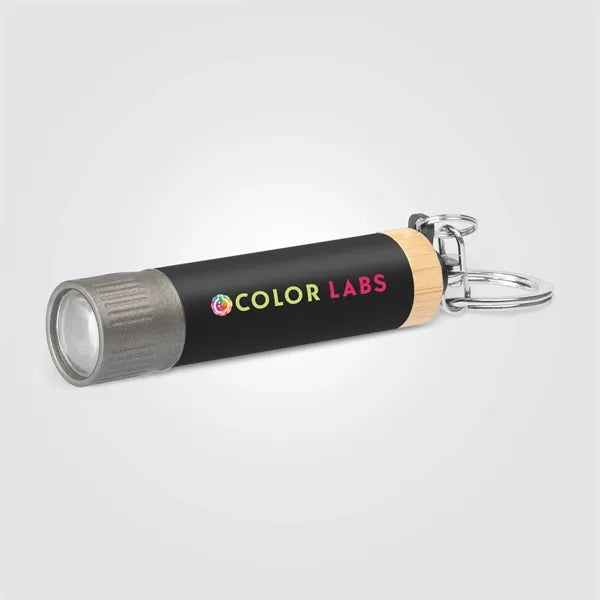 Reborn Recycled Aluminum Keychain Flashlight - ColorJet