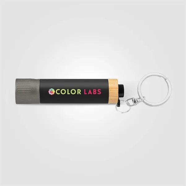 Reborn Recycled Aluminum Keychain Flashlight - ColorJet