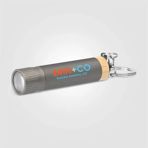Reborn Recycled Aluminum Keychain Flashlight - ColorJet
