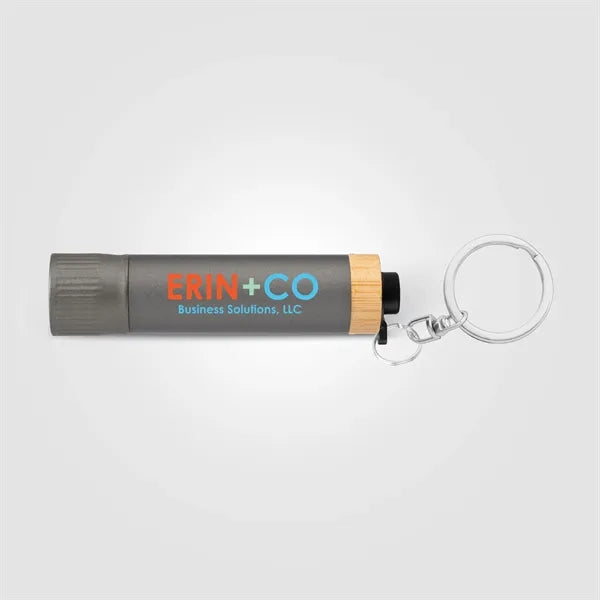 Reborn Recycled Aluminum Keychain Flashlight - ColorJet
