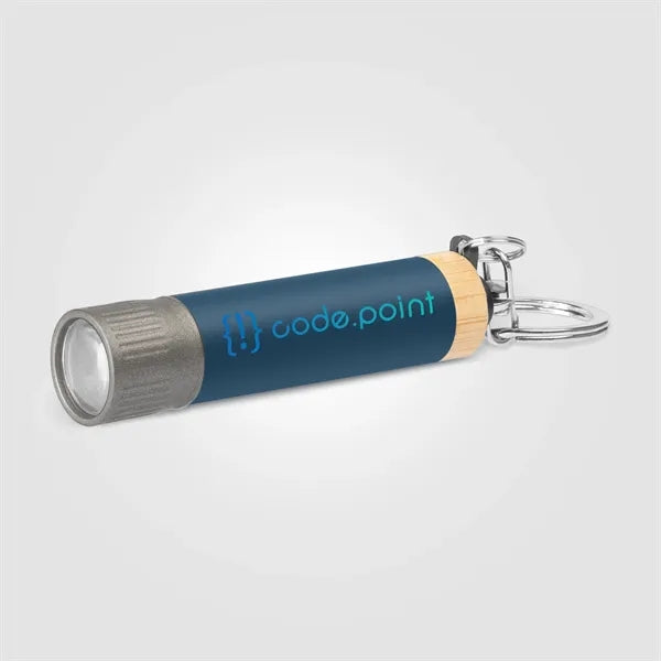 Reborn Recycled Aluminum Keychain Flashlight - ColorJet