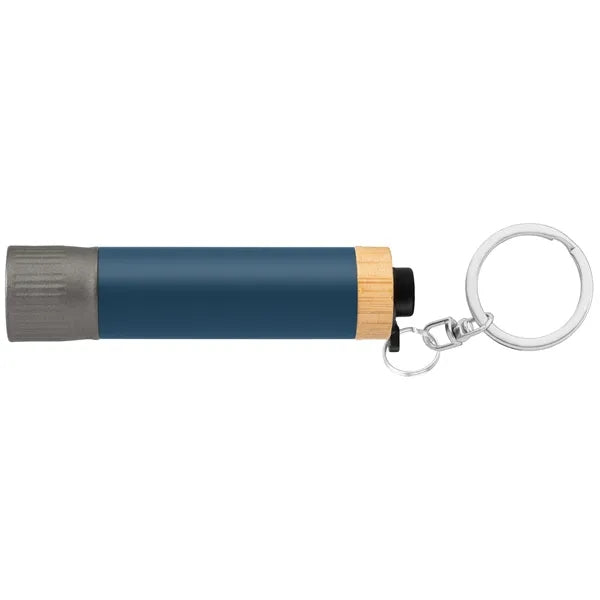 Reborn Recycled Aluminum Keychain Flashlight - ColorJet