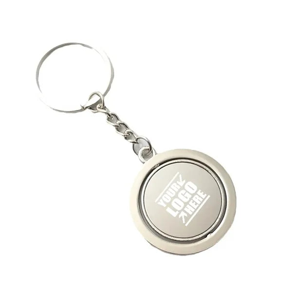 Round Rotary Keychain