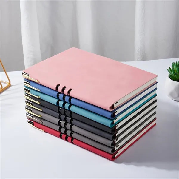Conclave Refillable Leatherette Journal & Pen