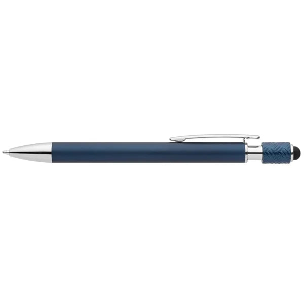 Wave Aluminum Spinner Stylus Pen - Laser Engraved