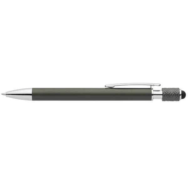 Wave Aluminum Spinner Stylus Pen - Laser Engraved
