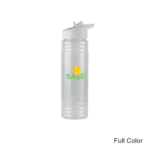 24 oz Hydration Slim Fit Water Bottle with Flip Straw