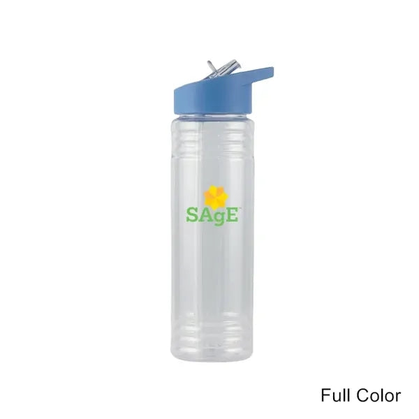 24 oz Hydration Slim Fit Water Bottle with Flip Straw