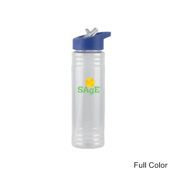 24 oz Hydration Slim Fit Water Bottle with Flip Straw