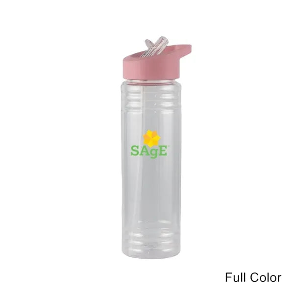 24 oz Hydration Slim Fit Water Bottle with Flip Straw