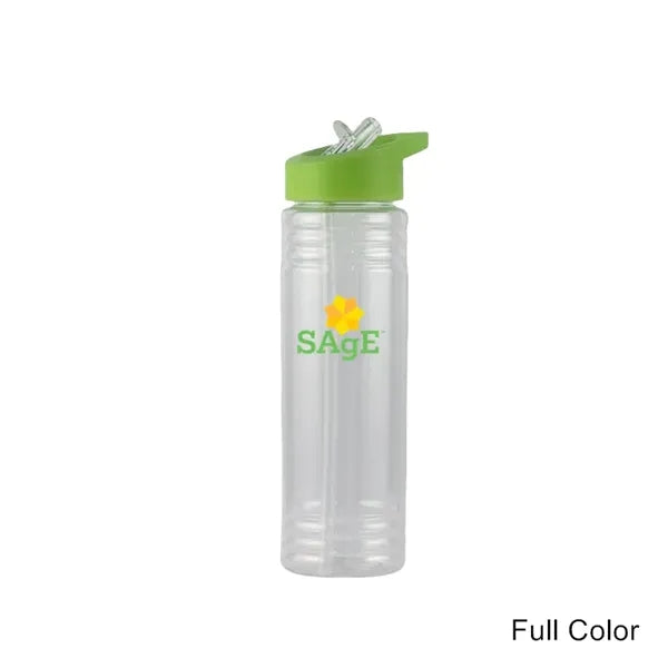 24 oz Hydration Slim Fit Water Bottle with Flip Straw