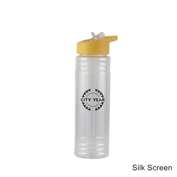 24 oz Hydration Slim Fit Water Bottle with Flip Straw