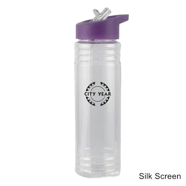 24 oz Hydration Slim Fit Water Bottle with Flip Straw