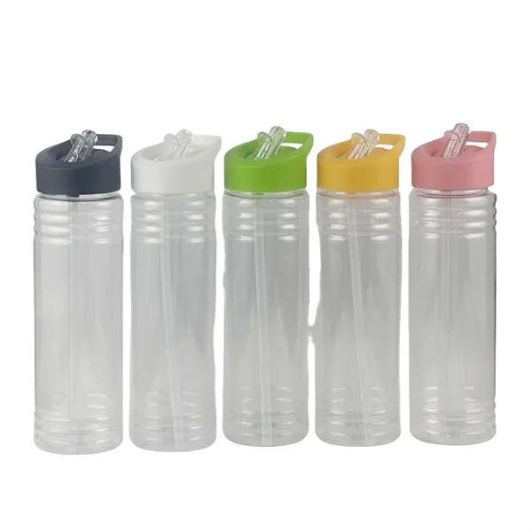 24 oz Hydration Slim Fit Water Bottle with Flip Straw